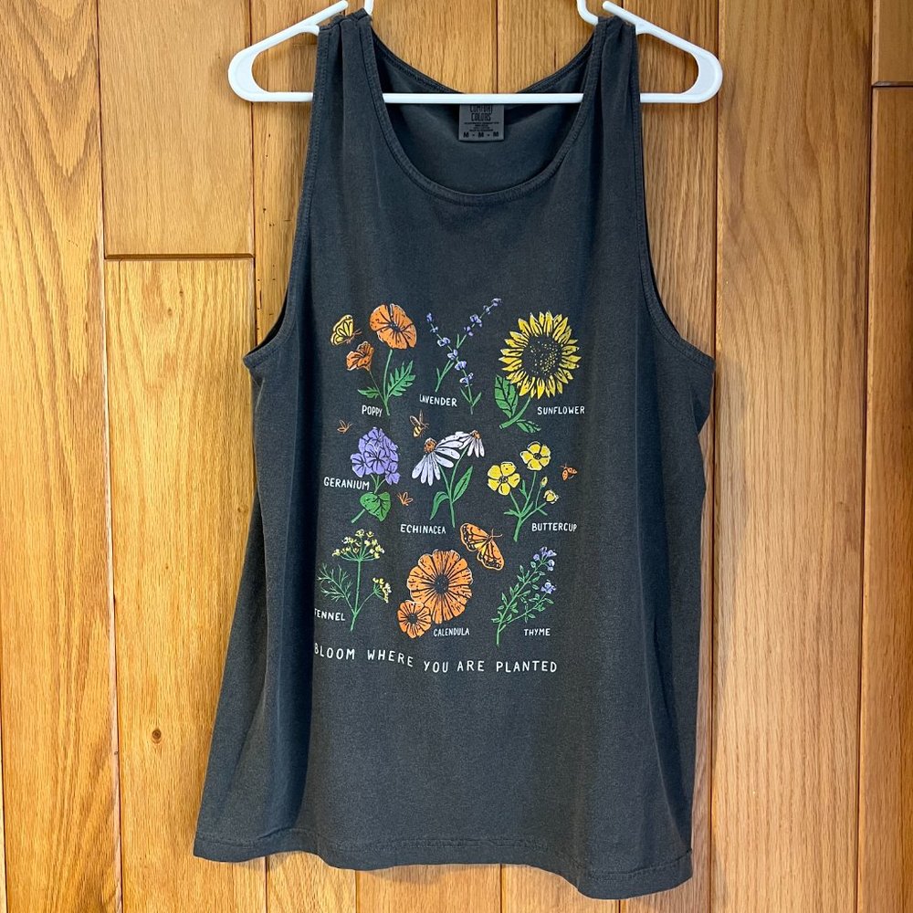 Oversized Floral Graphic Tank